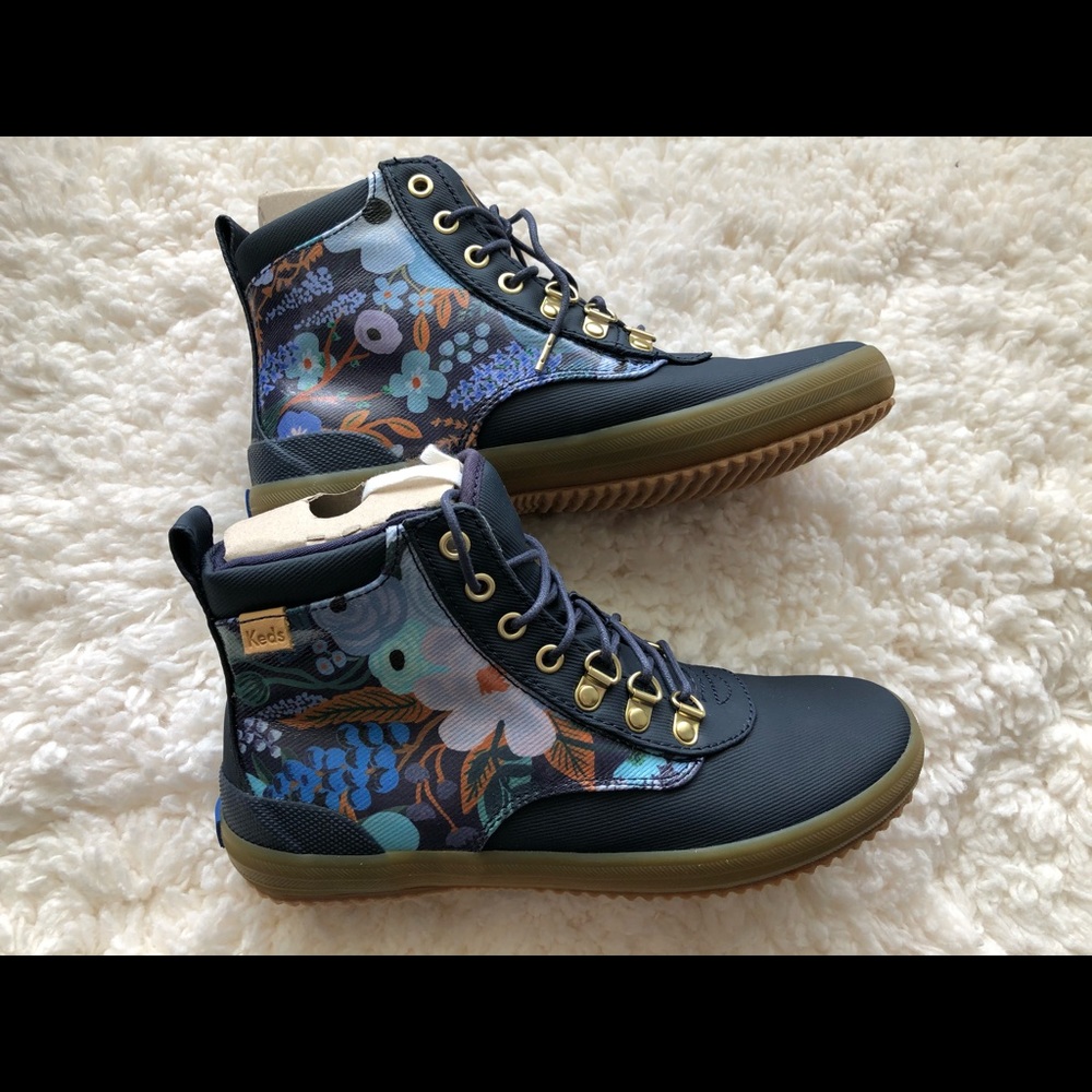 Keds X Rifle Paper Co rain boots